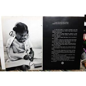1971 Bell Telephone School Can Come To Her Original Print Ad 70s